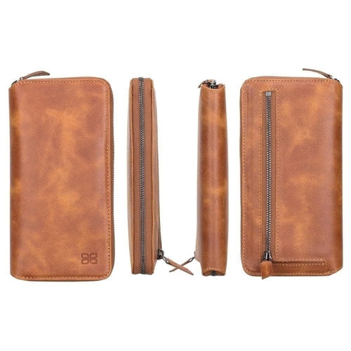 Detachable Leather Zipper Wallet Cases for Apple iPhone 13 Series